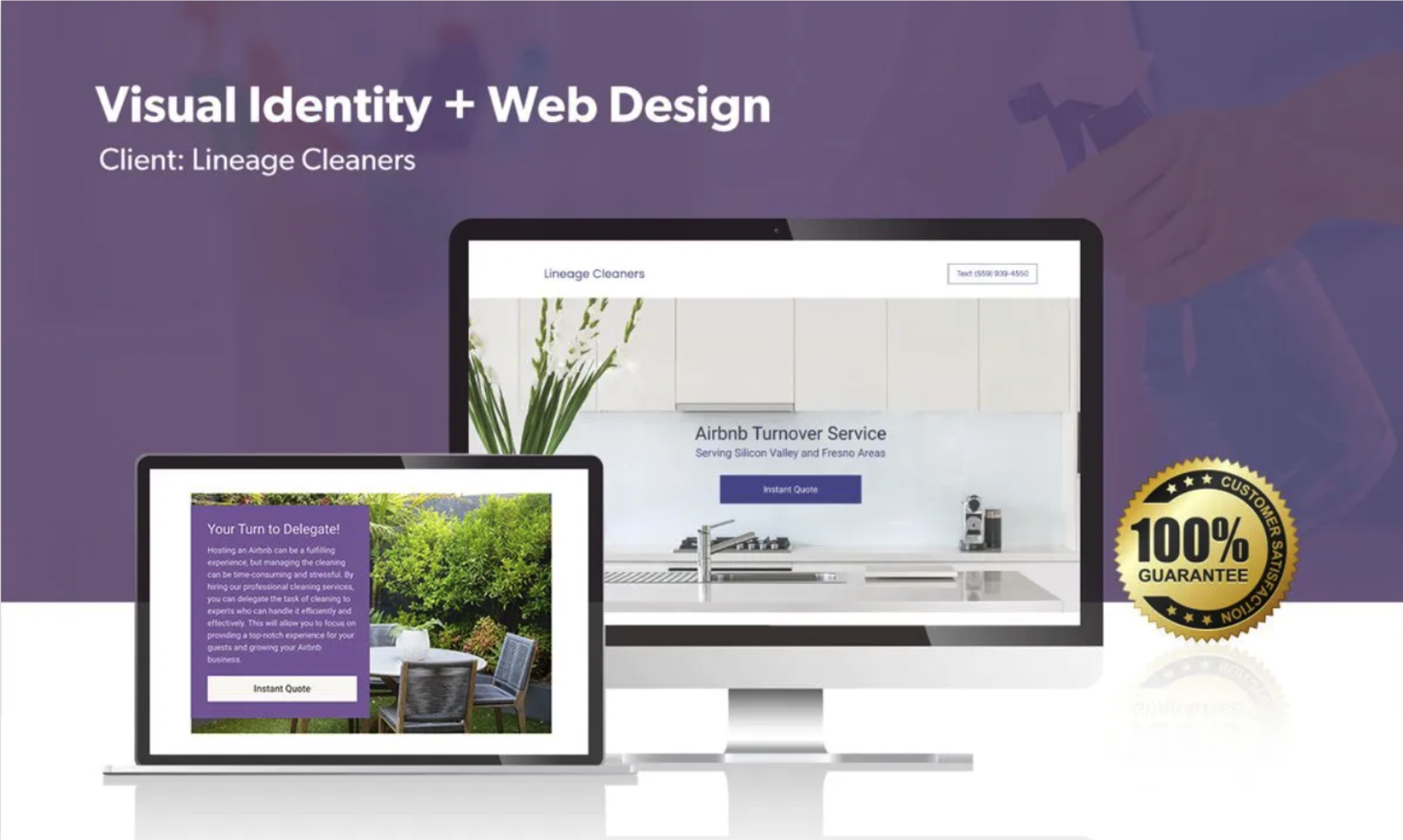 Visual Identity + Web Design — Lineage Cleaners
