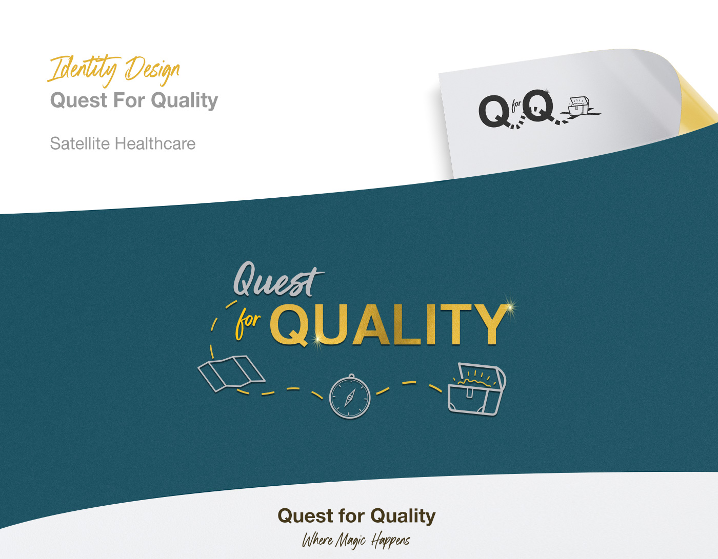 Quest for Quality — Identity Design · Satellite Healthcare
