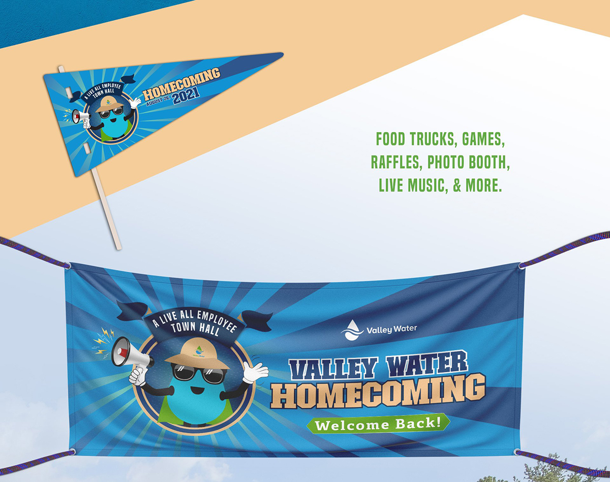 Valley Water Homecoming Event — Collateral Detail